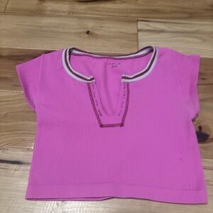 Urban Outfitters Women’s Pink Out from under crop top